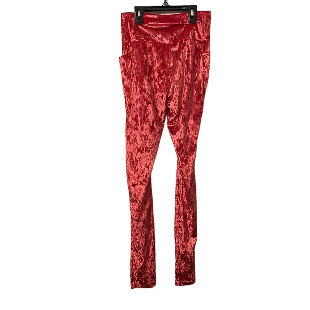 Like new Fabletics high waisted velour leggings